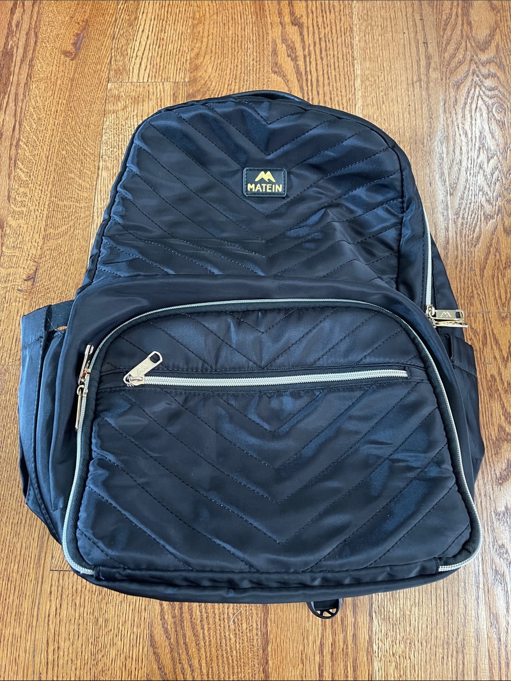 Matein Black Quilted Women’s Backpack - Everyday Travel Companion